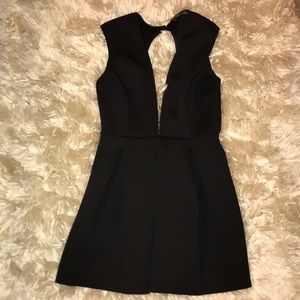 Little Black Plunge Dress